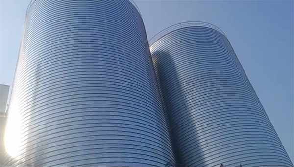 余干2座混凝土高架卷板仓